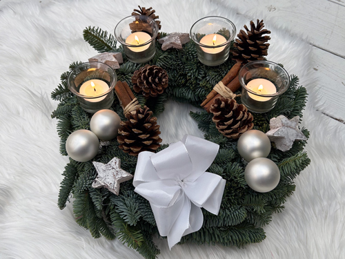 Weihnachtliche Tischdeko